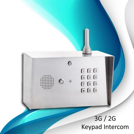 3GデジタルGSMグースネックインターホン - SS1204AO-K12H-3. ドアホンキーパッドパネル