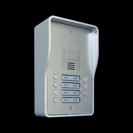 4G VoLTE GSMインターコムシステム(8世帯) - SS1808-08. 4GドアステーションSS1808-08